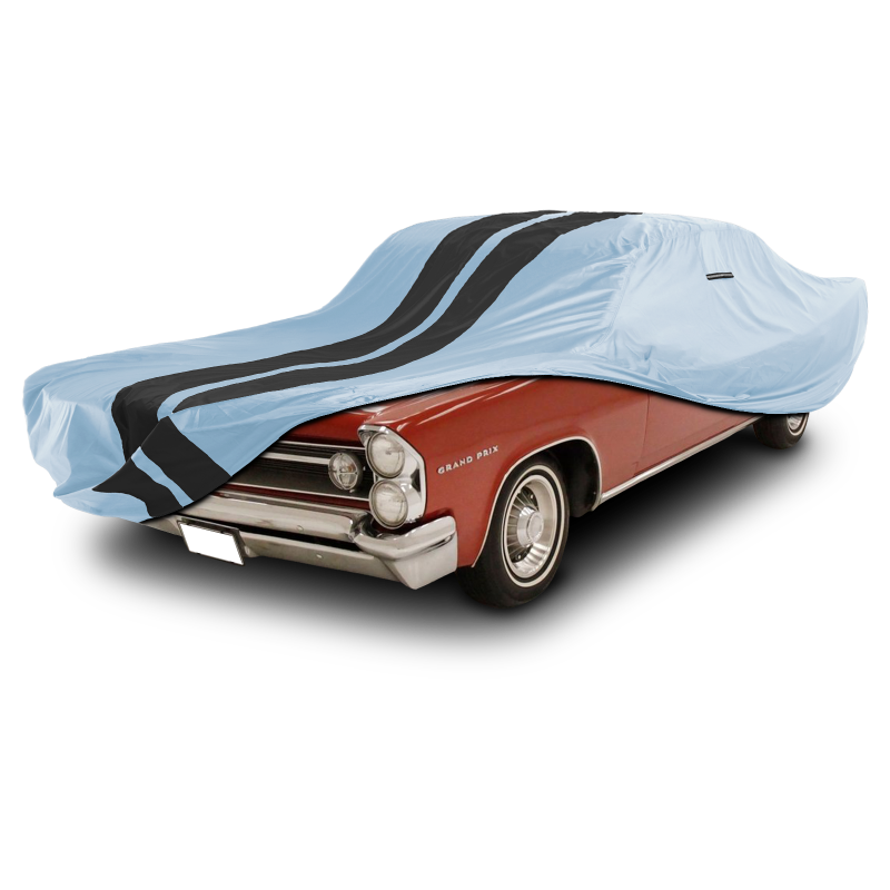 Pontiac Grand Gray Black Pro Series Car Cover