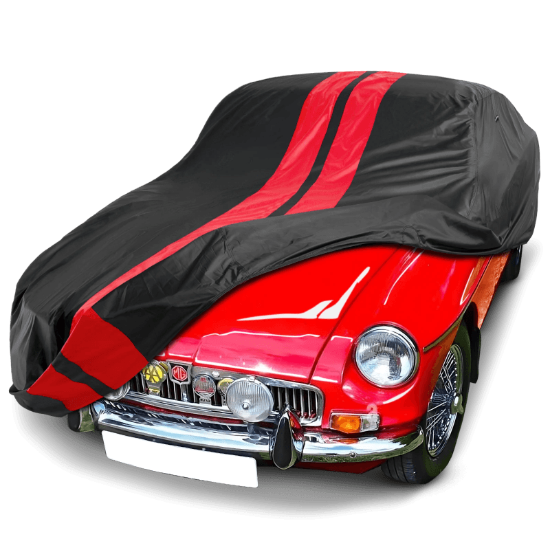 MG MGA, MGB, MGC 1955-1981 Black Red Pro Series Car Cover