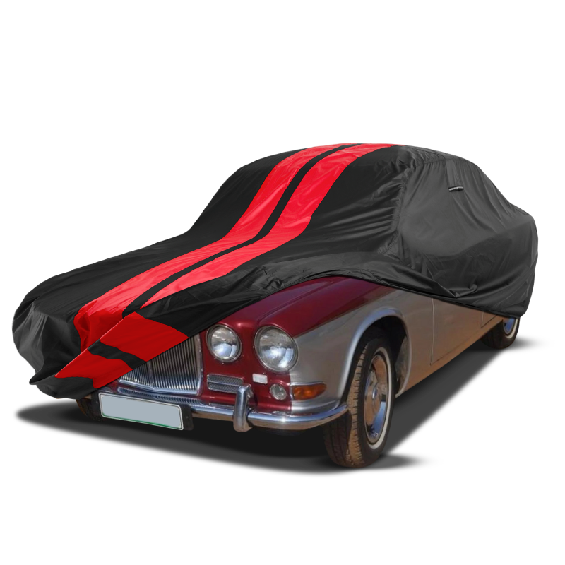 Jaguar S-Type Black Red Pro Series Car Cover