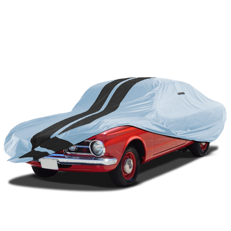 Plymouth Barracuda Gray Black Pro Series Car Cover