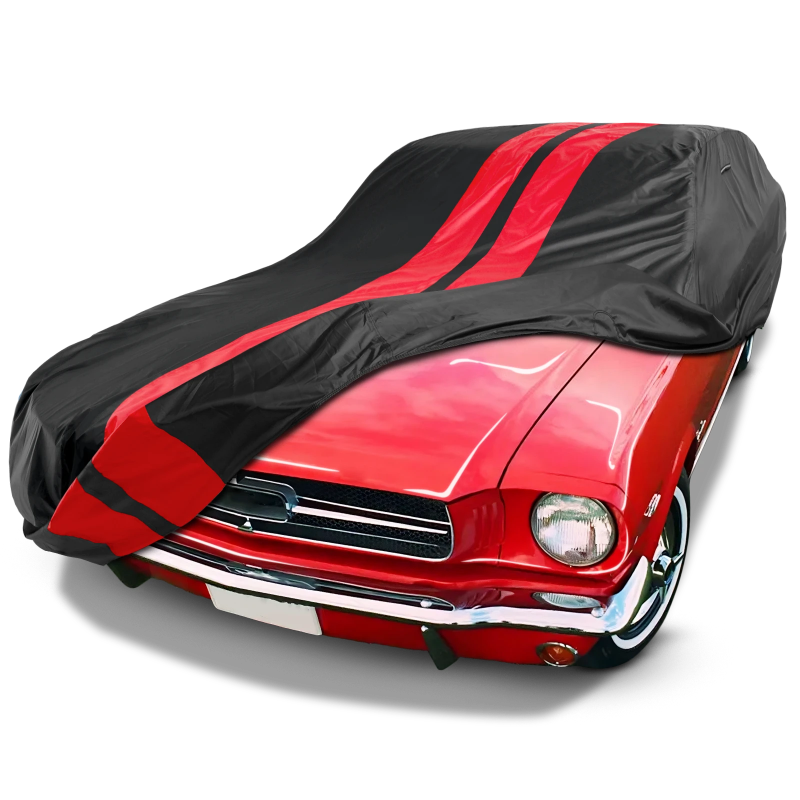 Ford Mustang Black Red Pro Series Car Cover