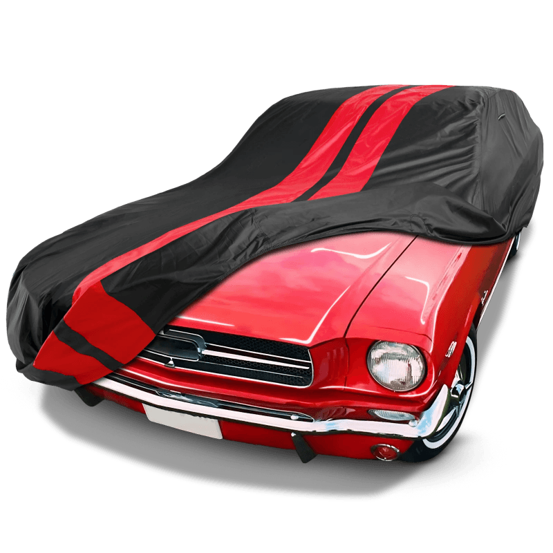 Ford Mustang Black Red TitanGuard Car Cover