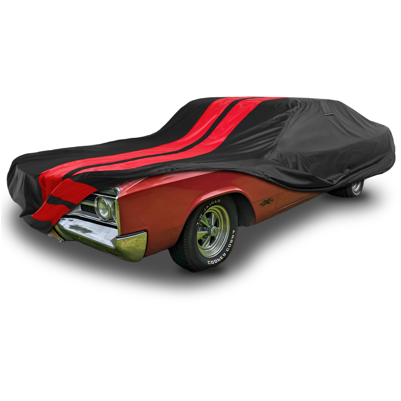 Dodge Monaco Black Red Pro Series Car Cover
