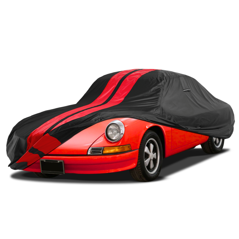 Porsche 912,914,924,928,930,944,959,964,968 Black Red Pro Series Car Cover