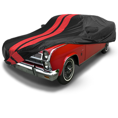 AMC Ambassador 1965-1973 Black Red Pro Series Car Cover