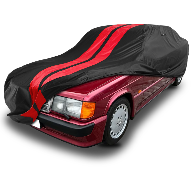 Mercedes-Benz 200-Series 1965-1994 Black Red Pro Series Car Cover