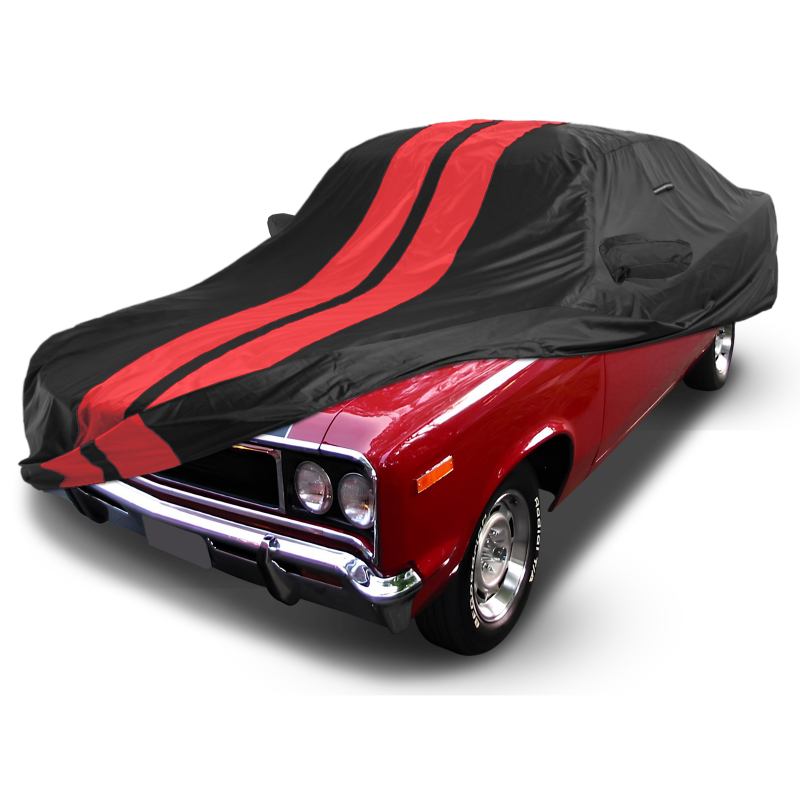 AMC Rebel 1966-1970 Black Red Pro Series Car Cover