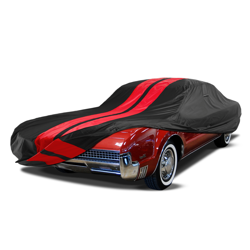 Oldsmobile Toronado Black Red Pro Series Car Cover
