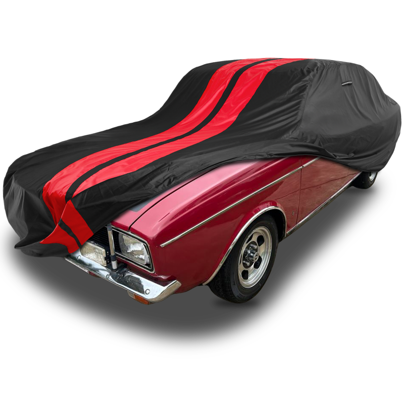 Hillman Hunter 1966-1979 Black Red Pro Series Car Cover