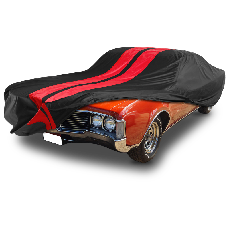 Oldsmobile Delmont 88 1967-1968 Black Red Pro Series Car Cover