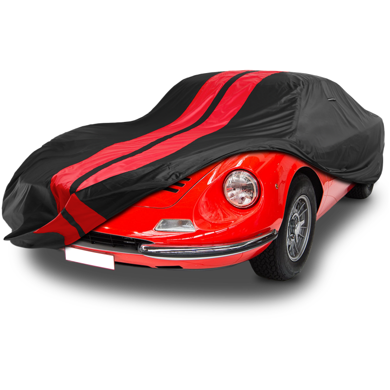 Ferrari 206,208,246,275,288 1964-1986 Black Red Pro Series Car Cover