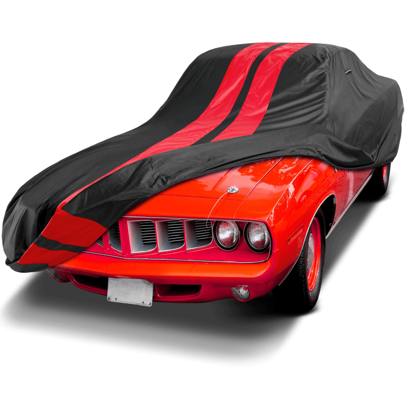 Plymouth Barracuda Black Red TitanGuard Car Cover