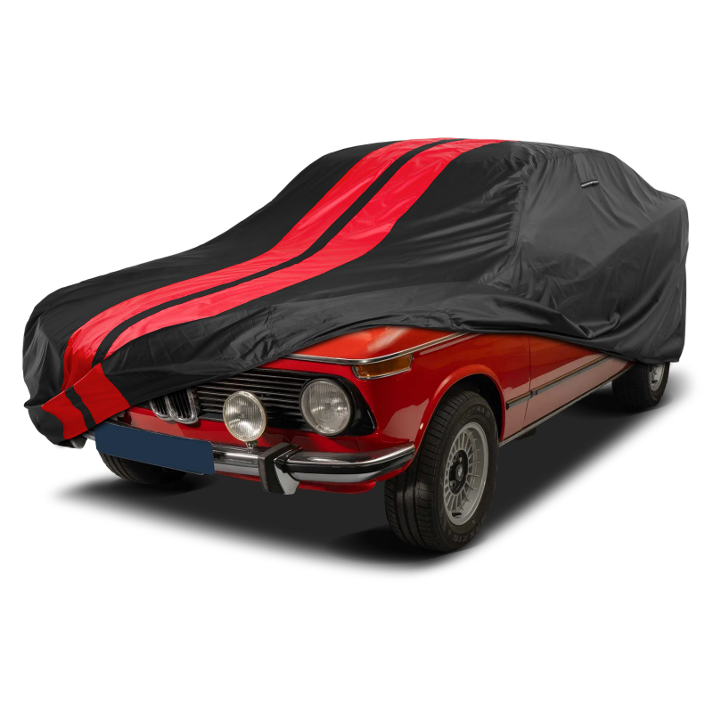 BMW 1600,1600-2,1602 1966-1975 Black Red Pro Series Car Cover