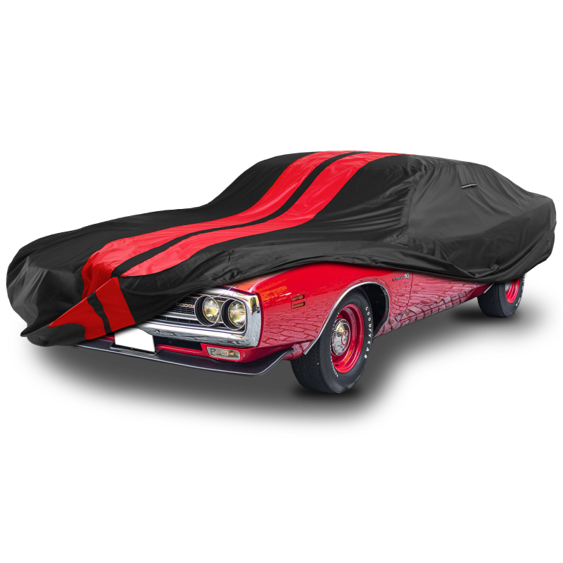 Dodge Super Bee 1968-1971 Black Red Pro Series Car Cover