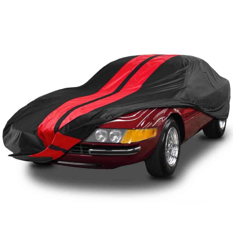 Ferrari Daytona 1968-1974 Black Red Pro Series Car Cover