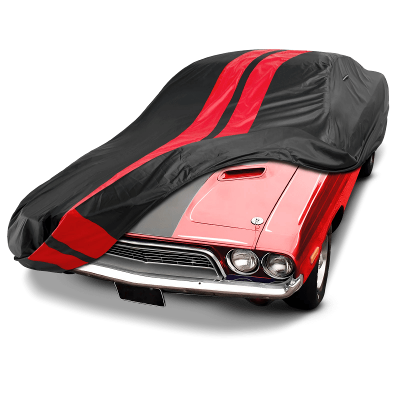 Dodge Challenger Black Red Pro Series Car Cover