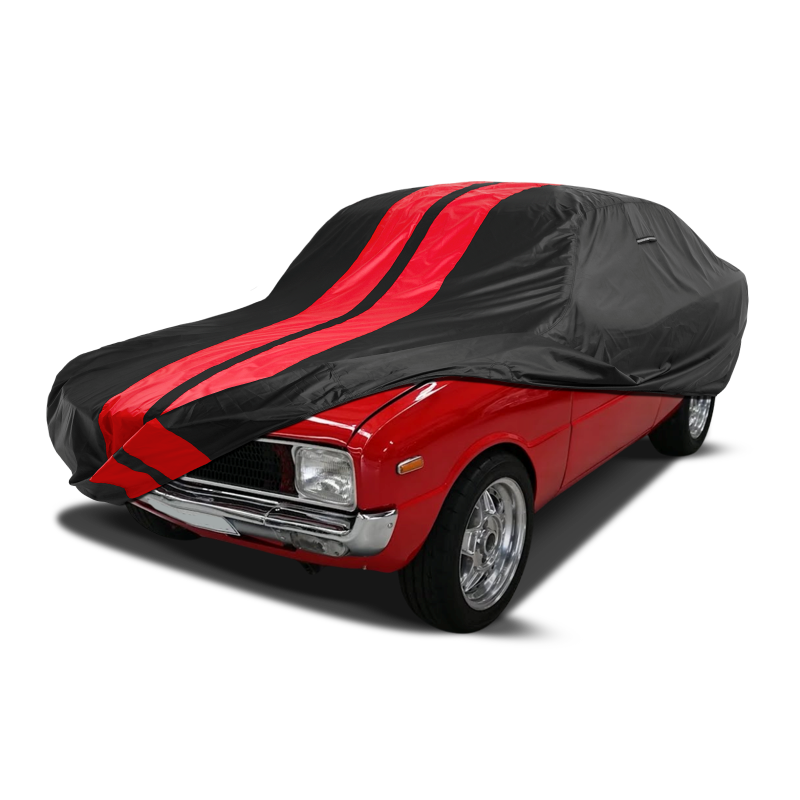 Mazda R 100 1968-1973 Black Red Pro Series Car Cover