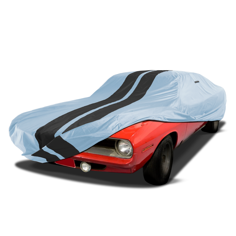 Plymouth Cuda Gray Black Pro Series Car Cover