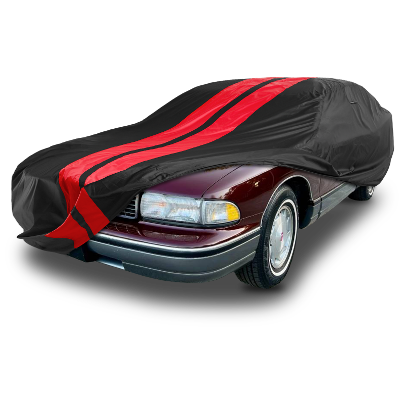 Oldsmobile Custom Cruiser Wagon 1977-1993 Black Red Pro Series Car Cover