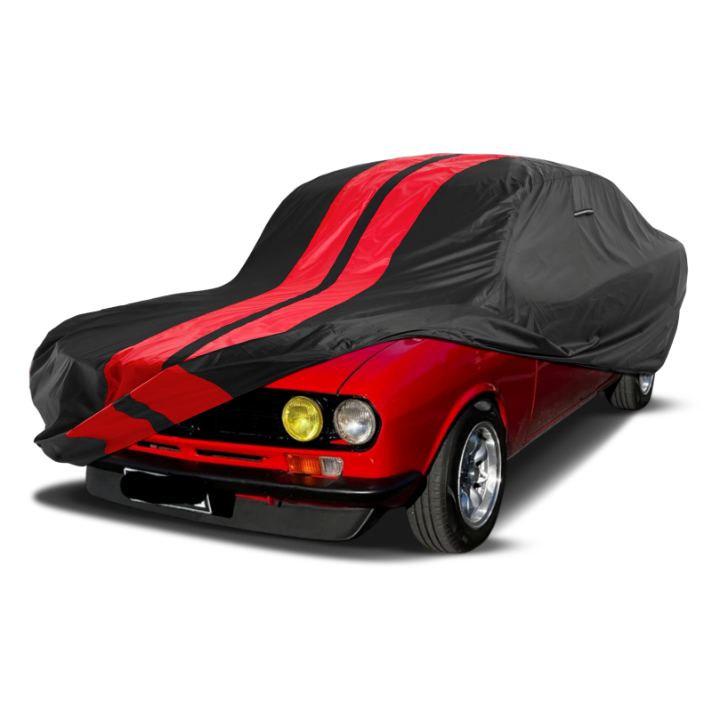 Mazda 616,618,626,808,929 Black Red Pro Series Car Cover