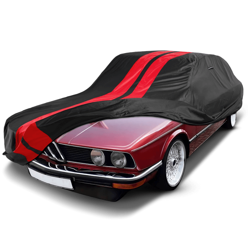 BMW 5-Series Black Red TitanGuard Car Cover