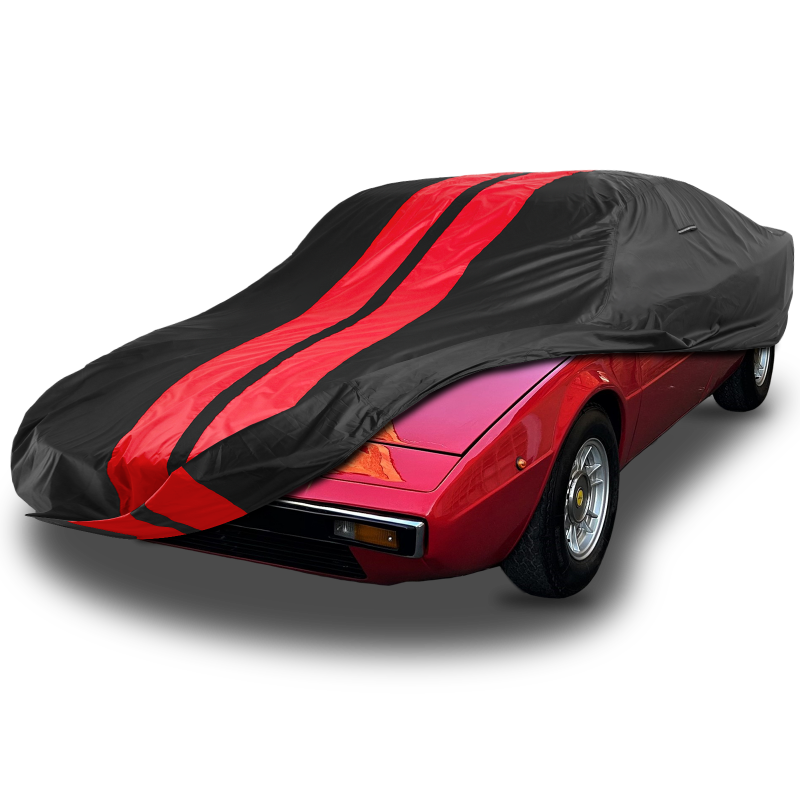 Ferrari Dino 208 / 308 GT4 1973-1980 Black Red Pro Series Car Cover