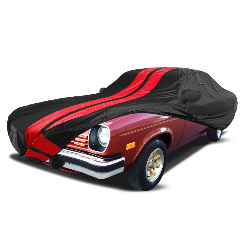 Chevrolet Cosworth Vega 1975-1976 Black Red Pro Series Car Cover