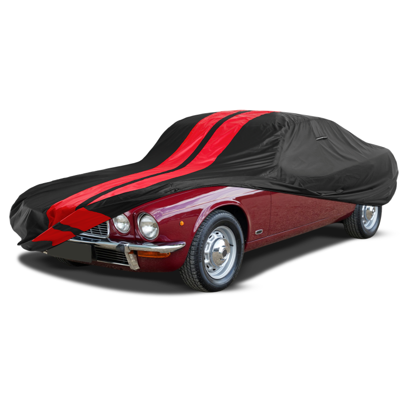 Jaguar XJC 1975-1978 Black Red Pro Series Car Cover