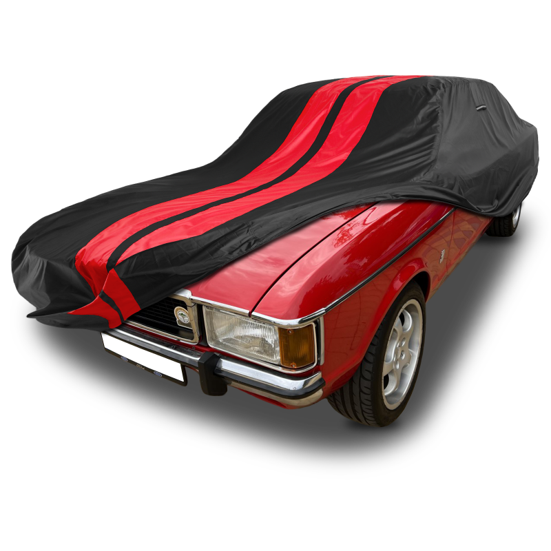 Ford Granada Black Red Pro Series Car Cover