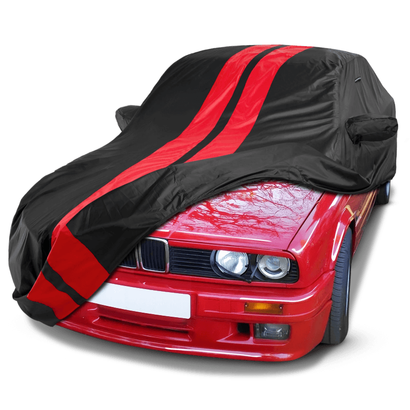 BMW 3-Series Black Red Pro Series Car Cover