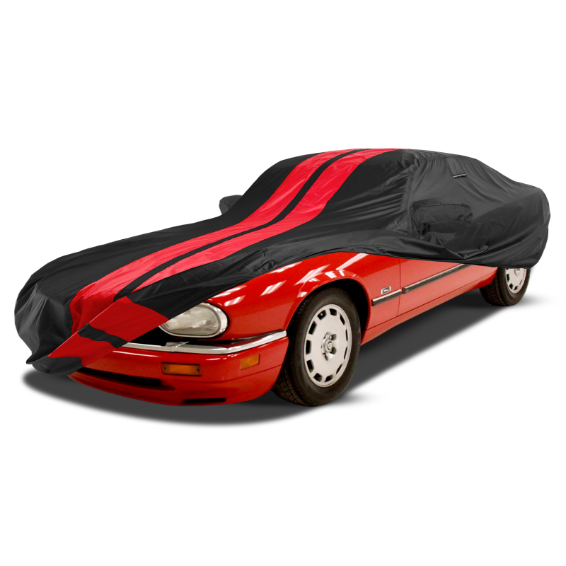 Jaguar XJS 1975-1996 Black Red Pro Series Car Cover