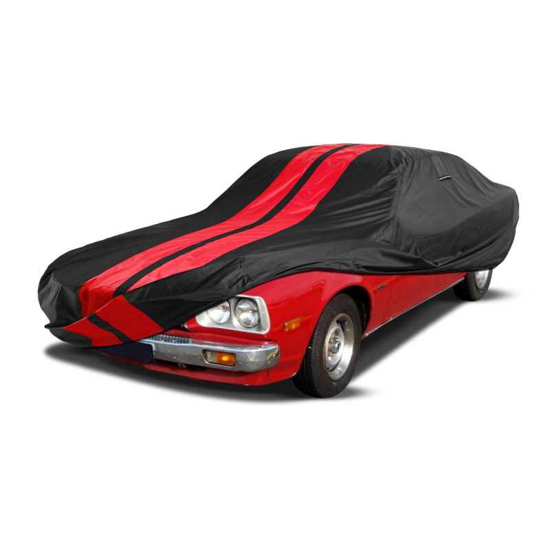 Mazda Cosmo Coupe 1976-1978 Black Red Pro Series Car Cover