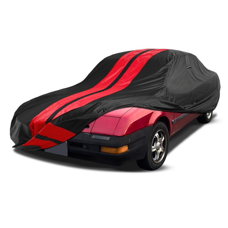 Nissan Pulsar Black Red Pro Series Car Cover