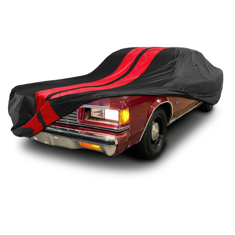 Dodge St. Regis 1979-1981 Black Red Pro Series Car Cover