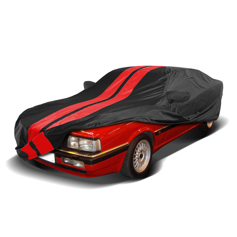 Audi Coupe 1981-1991 Black Red Pro Series Car Cover