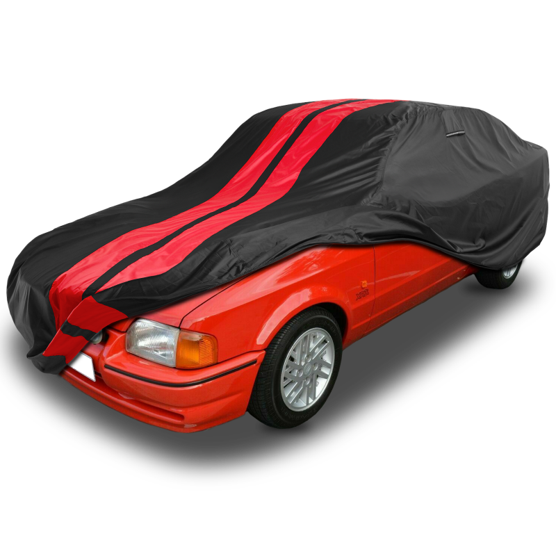 Ford Escort Black Red Pro Series Car Cover