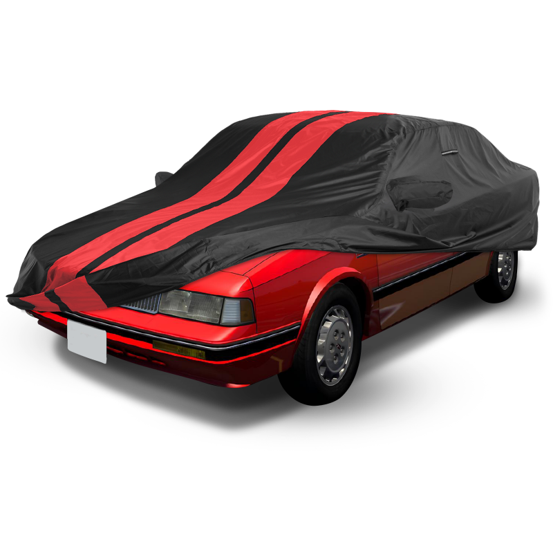 Oldsmobile Cutlass Ciera 1984-1996 Black Red Pro Series Car Cover