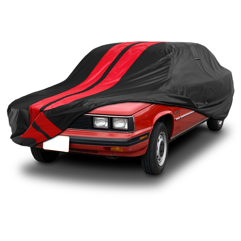 AMC Renault Alliance 1983-1987 Black Red Pro Series Car Cover