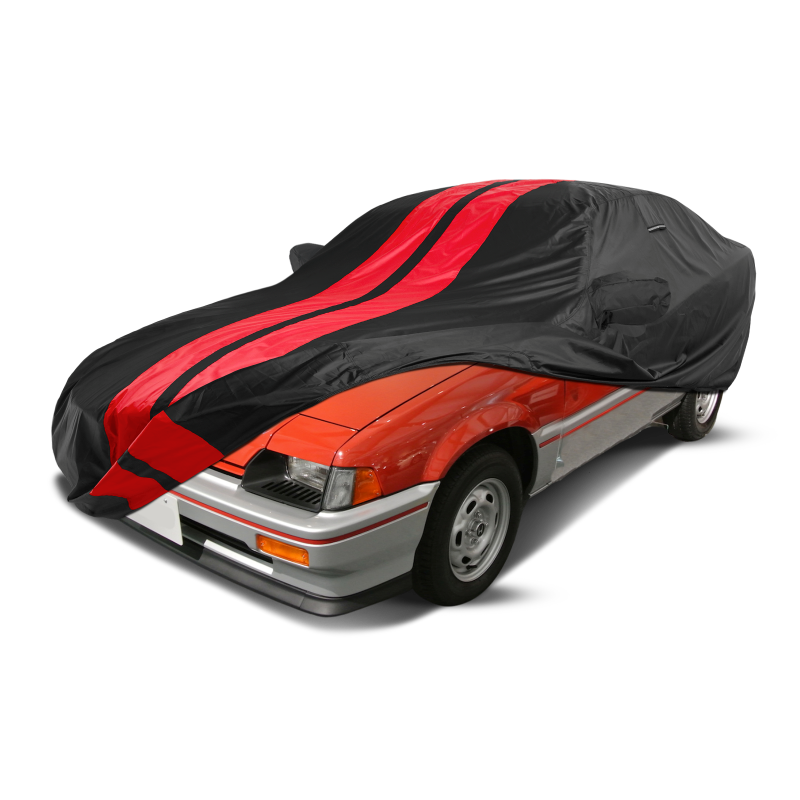 Honda CRX Black Red Pro Series Car Cover