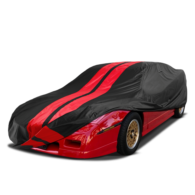 Pontiac Fiero 1984-1988 Black Red Pro Series Car Cover