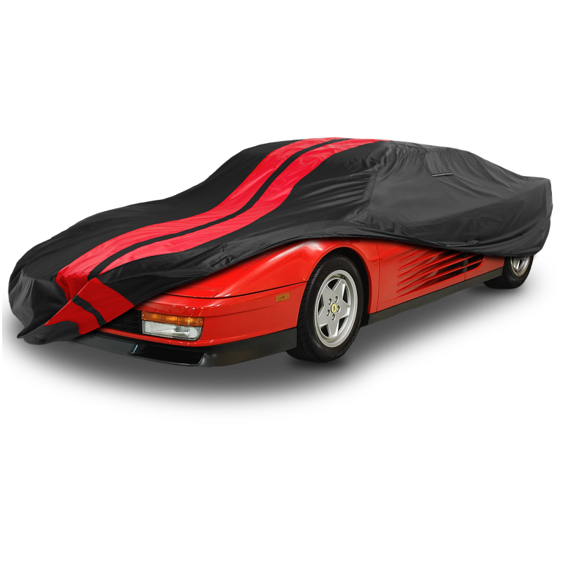 Ferrari Testarossa 1985-1991 Black Red Pro Series Car Cover