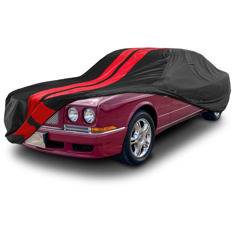 Bentley Continental Black Red Pro Series Car Cover