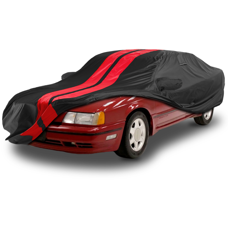 Ford Taurus Black Red Pro Series Car Cover