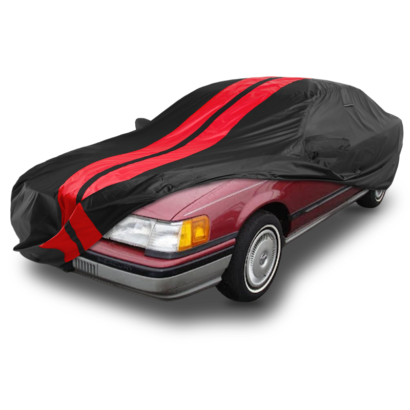 Mercury Sable Black Red Pro Series Car Cover