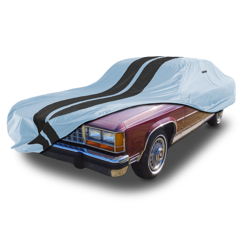 Ford LTD Crown Victoria 1980-1991 Gray Black Pro Series Car Cover