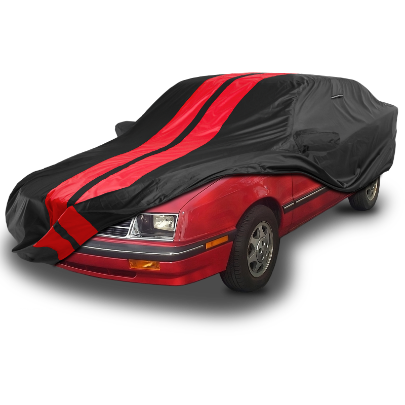 Dodge Shadow 1987-1994 Black Red Pro Series Car Cover