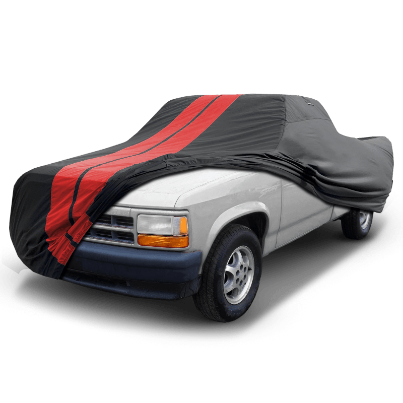 Dodge Dakota Black Red Pro Series Truck Cover
