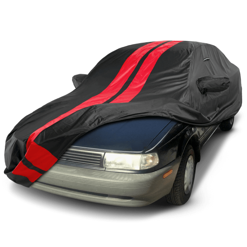 Nissan Sentra Black Red TitanGuard Car Cover
