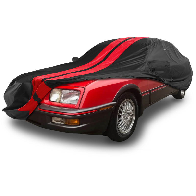 Mercury Merkur Scorpio 1988-1990 Black Red Pro Series Car Cover