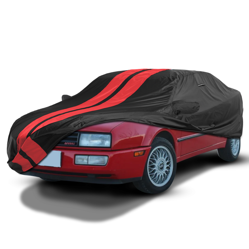 Volkswagen Corrado 1988-1995 Black Red Pro Series Car Cover